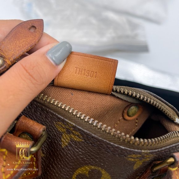 LV NANO SPEEDY IN BROWN MONOGRAM CANVAS - Picture 6 of 7